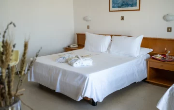 Dreibettzimmer mit Ausblick