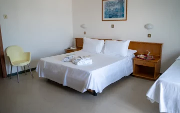 Dreibettzimmer mit Ausblick