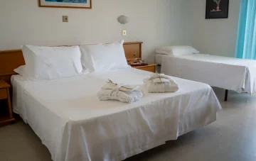 Dreibettzimmer mit Ausblick
