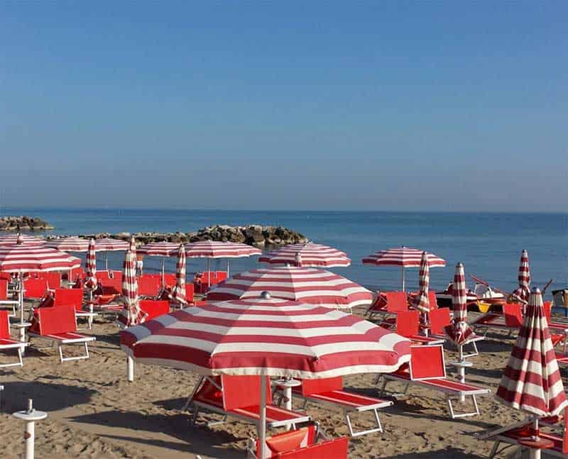 Spiagge per famiglie a Misano Adriatico