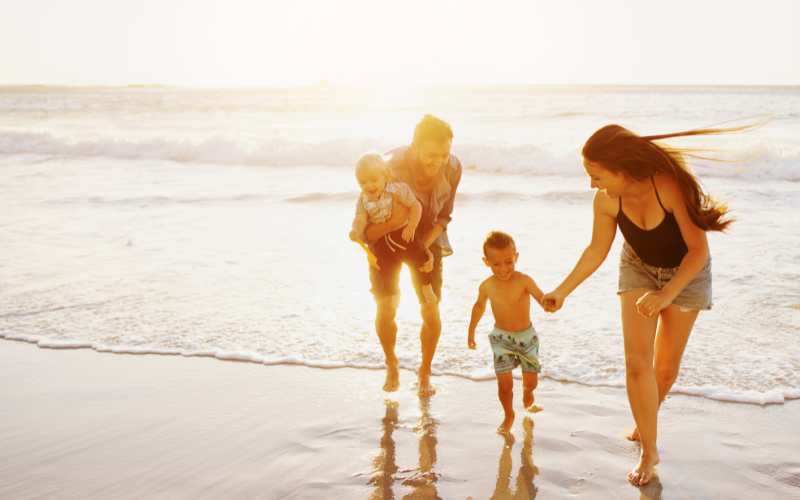 Spiagge cattolica famiglie